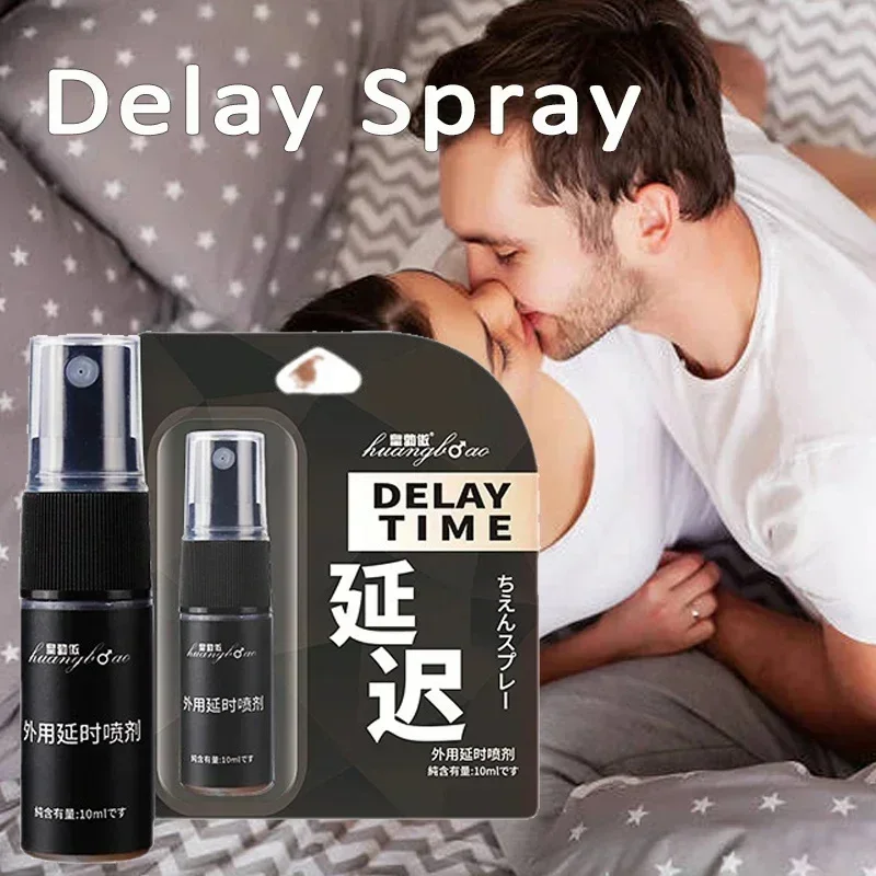 Мужской стойкий длительный 60-минутный масляный спрей для увеличения пениса