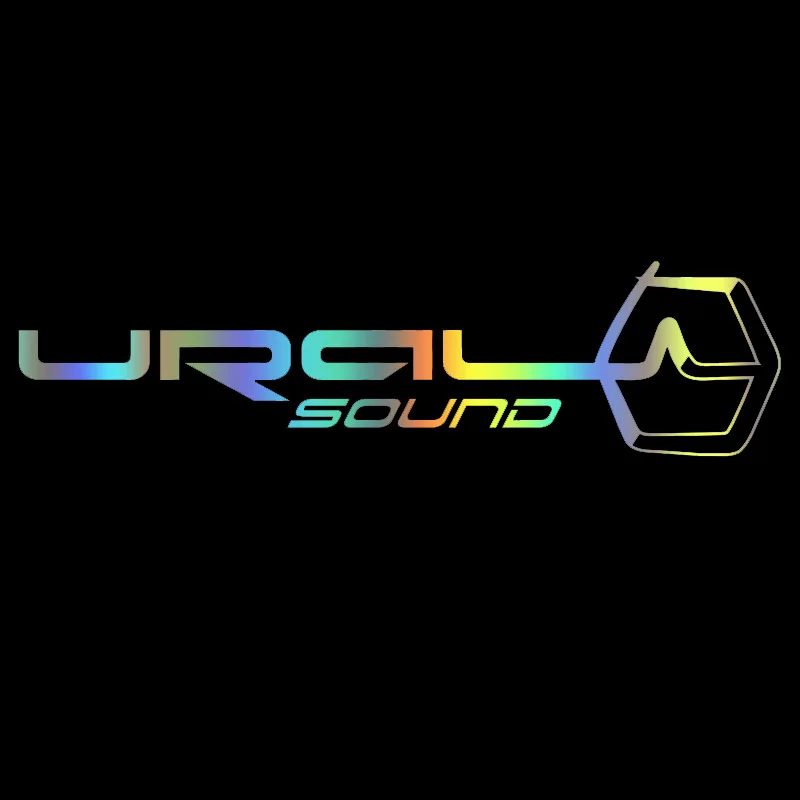 

Фотообои разных размеров, Виниловая наклейка Урал звук v2, забавная Автомобильная наклейка, белый/черный цвет, автомобильные наклейки