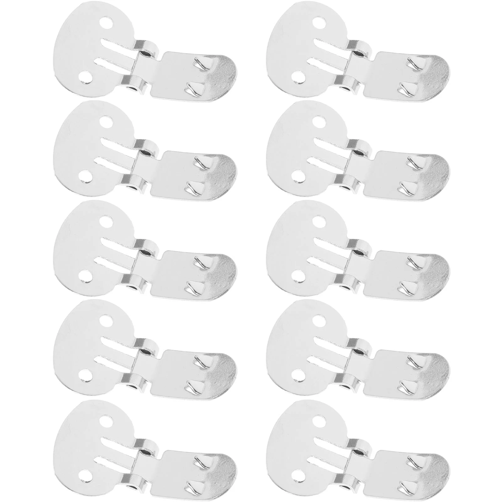 

10pcs Stainless Steel Blank Shoe Clips DIY Crafts Findings Accessories (32mm x 20mm)