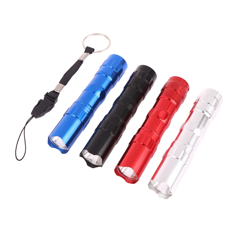 

1Pc 3W Aluminum Alloy Waterproof LED Flashlight Torch Portable Pocket Light AA Battery Powerful Light Led For Hunting Camping
