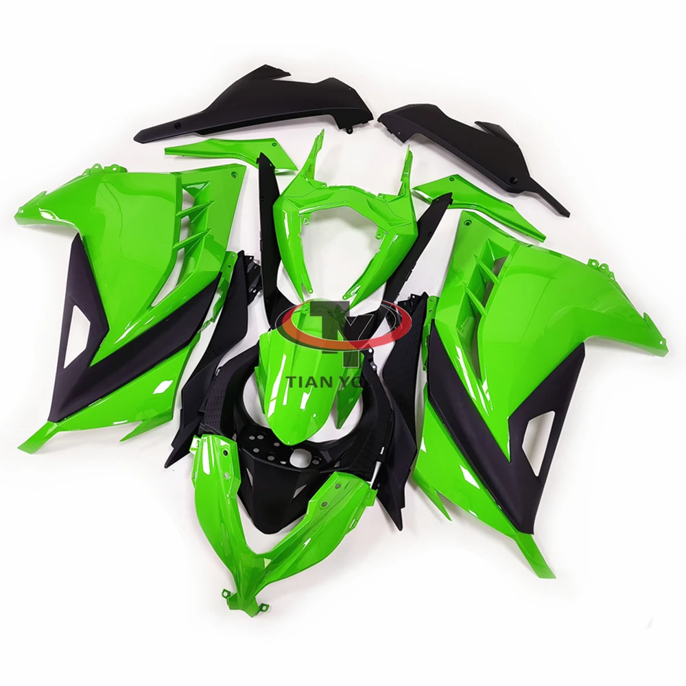 Кузов Cowling Яркий твердый зеленый инъекционный мотоцикл для Ninja300 ниндзя 300 2013-2017