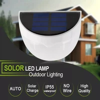 led solar garden lamp waterproof ip55 led solar light outdoor wall solar power fence yard lamp for garden