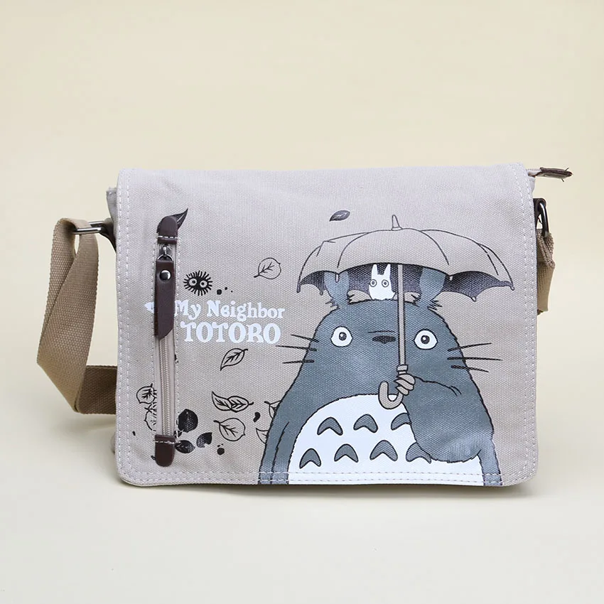 

Anime My Neighbor Totoro Figure Cartoon Manga Canvas Messenger Bag 31*26CM