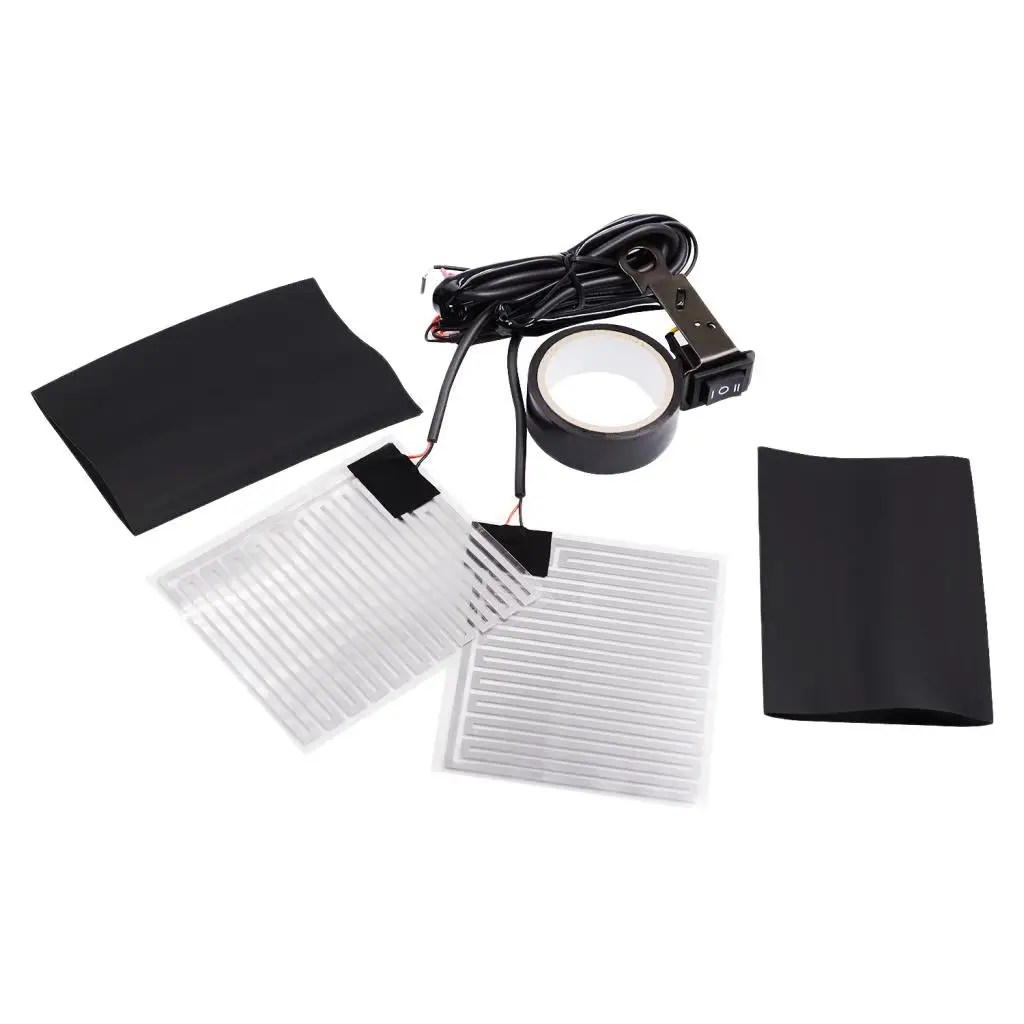 

Perfect Motorcycle ATV Heated Pads Electric Pads Handlebars Grip Heater Kit 12V