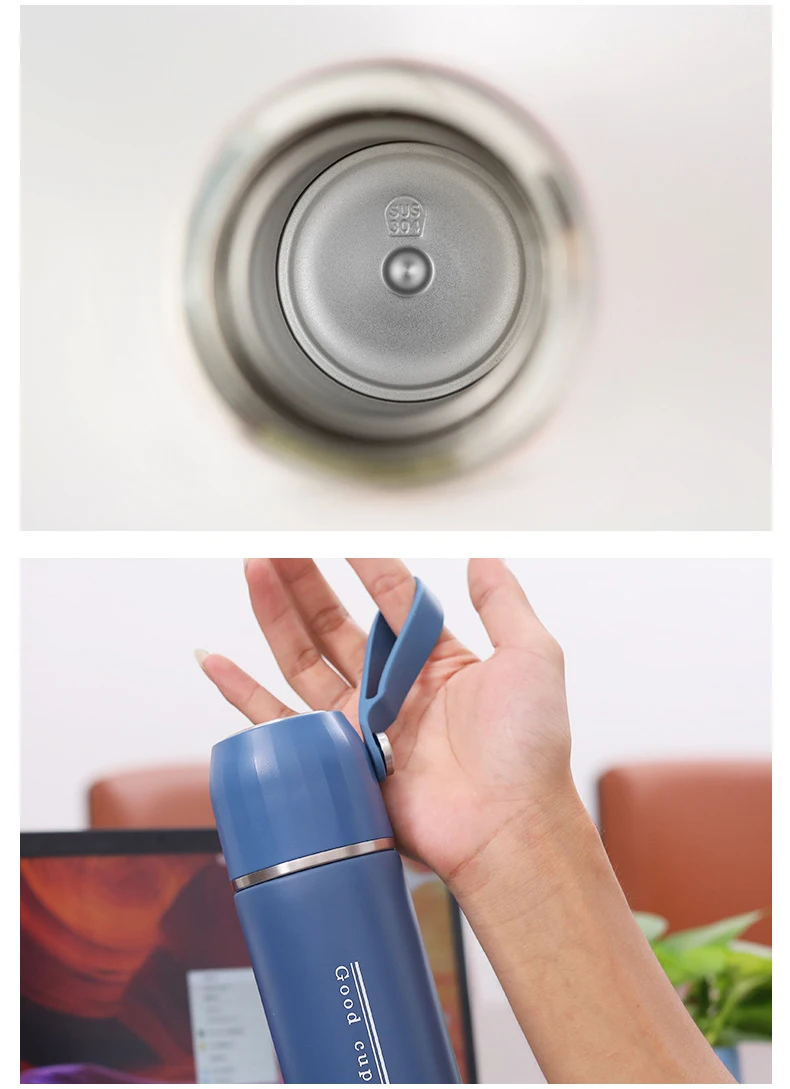 Термокружка Xiaomi мужская деловая кружка с прямым корпусом Спортивная бутылка для