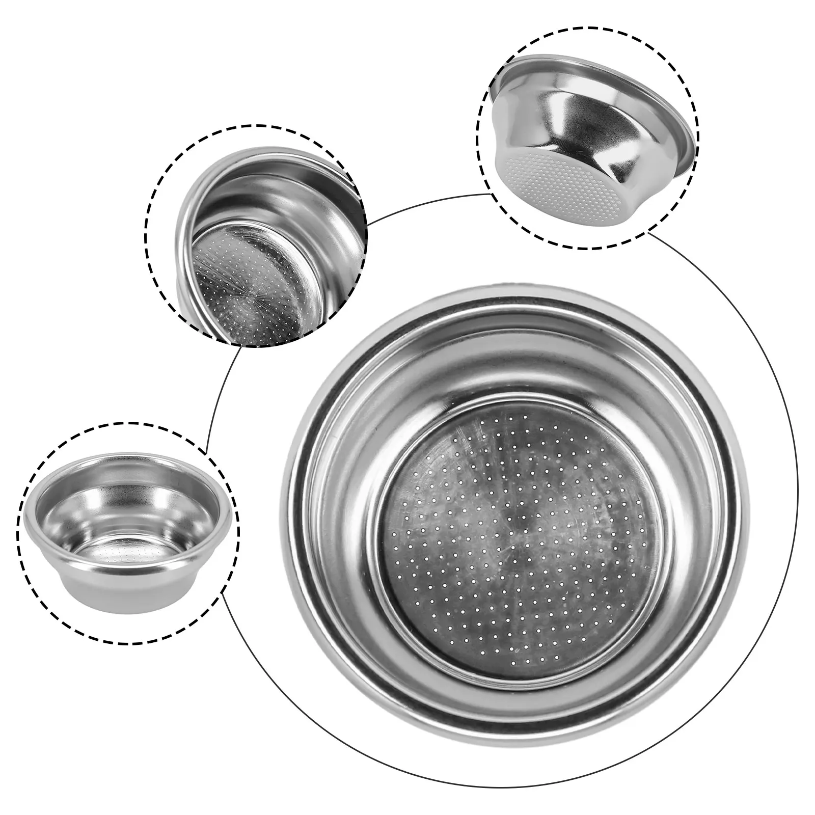 Фильтры для кофе под давлением без давления 54 мм 10 г