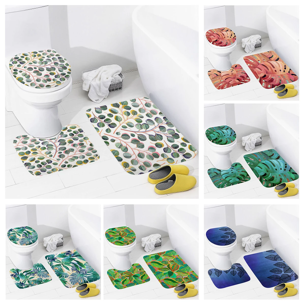 Домашние коврики для ванной комнаты в животном стиле Коврик ног Современные