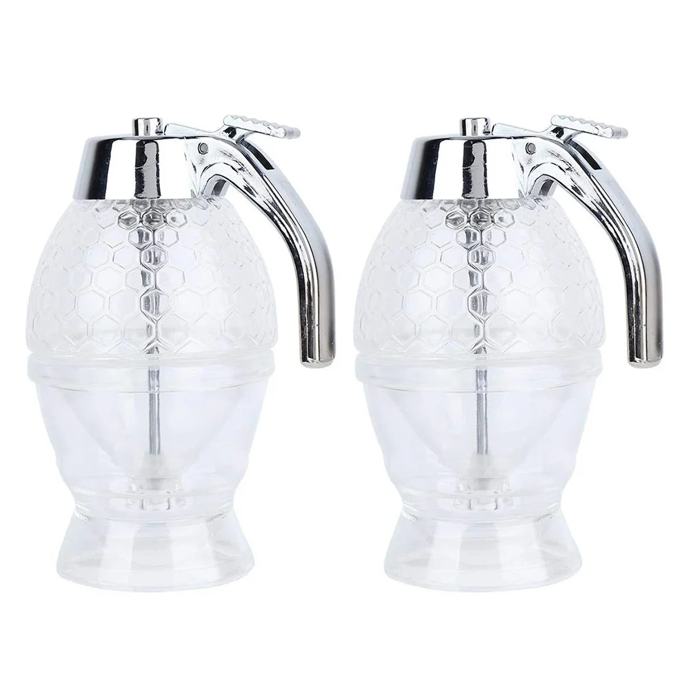 

2 Pcs Sugar Bowl Honey Dispenser Terrarium Fogger Syrup Bottle Kitchen Gadget