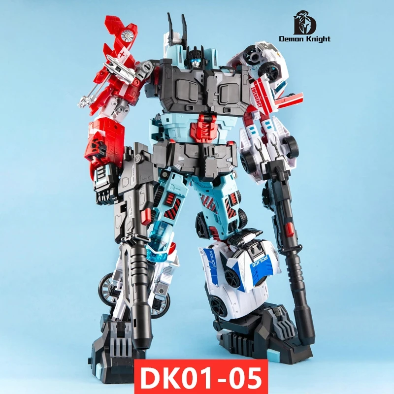 

【IN STOCK】Transformation DK Demon Knight Enlarge Defensor DK01-04 A SET Hot Spot First Aid Streetwise Blades Groove Figure