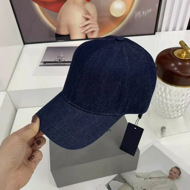 

Кепка-бейсболка Мужская/женская джинсовая, однотонная ковбойская бейсболка из денима, стирающаяся, в стиле хип-хоп, лето-осень, 2022
