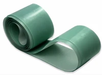 customized green pu high temperature resistant conveyor belt seamless tntegrated food flat industrial transmission belt