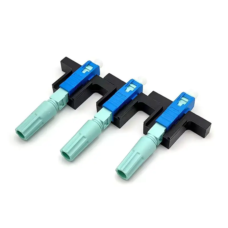 SC UPC Fiber Optic Connector 58mm Single-Mode Optical Fast Connector FTTH Cold Connector Tool Fiber Quick Connector