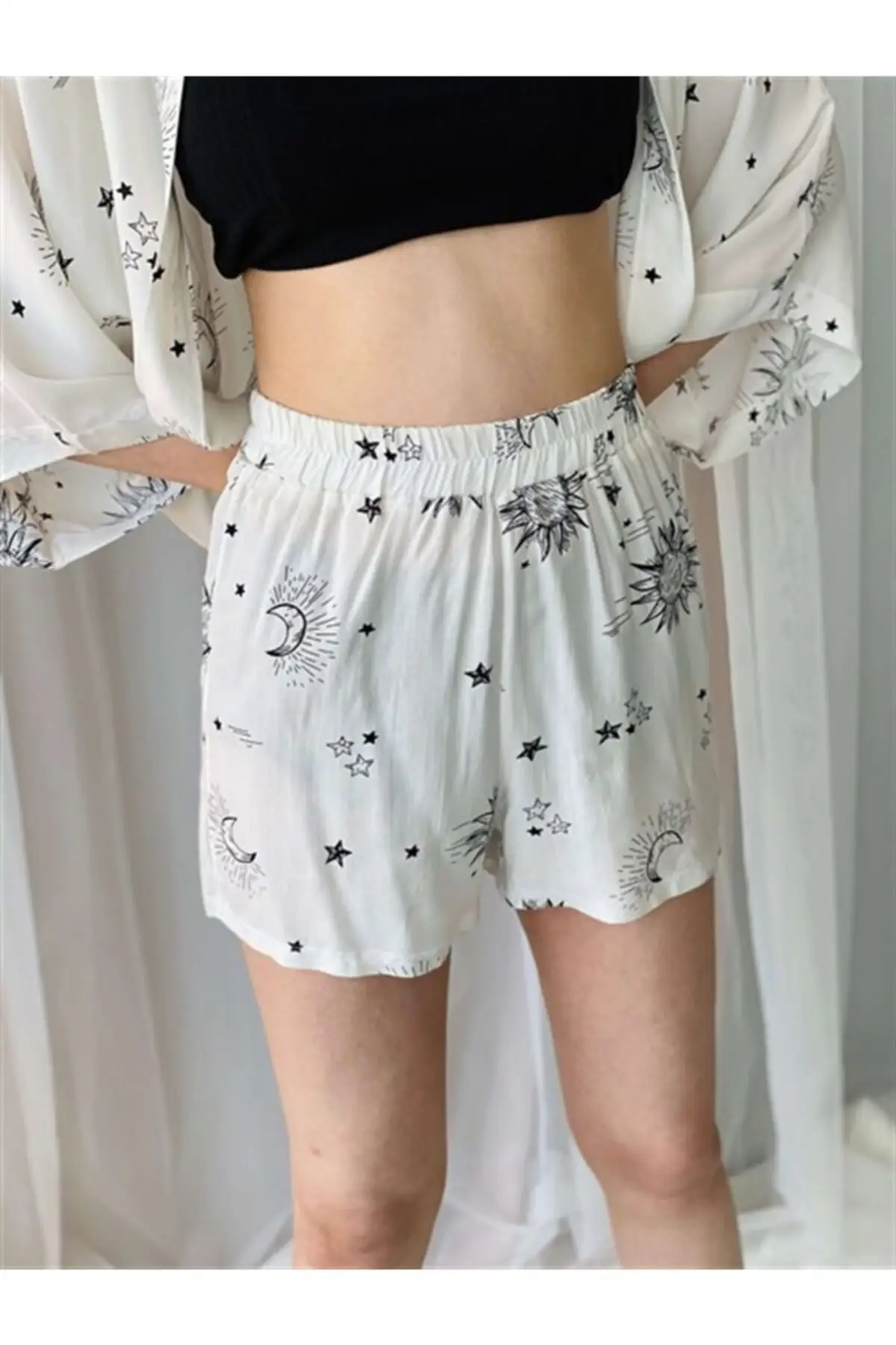

Women's Shorts White New Summer Style Bermuda Basic Short Pants Mini Trousers Streetwear Home Fashion Short Pants