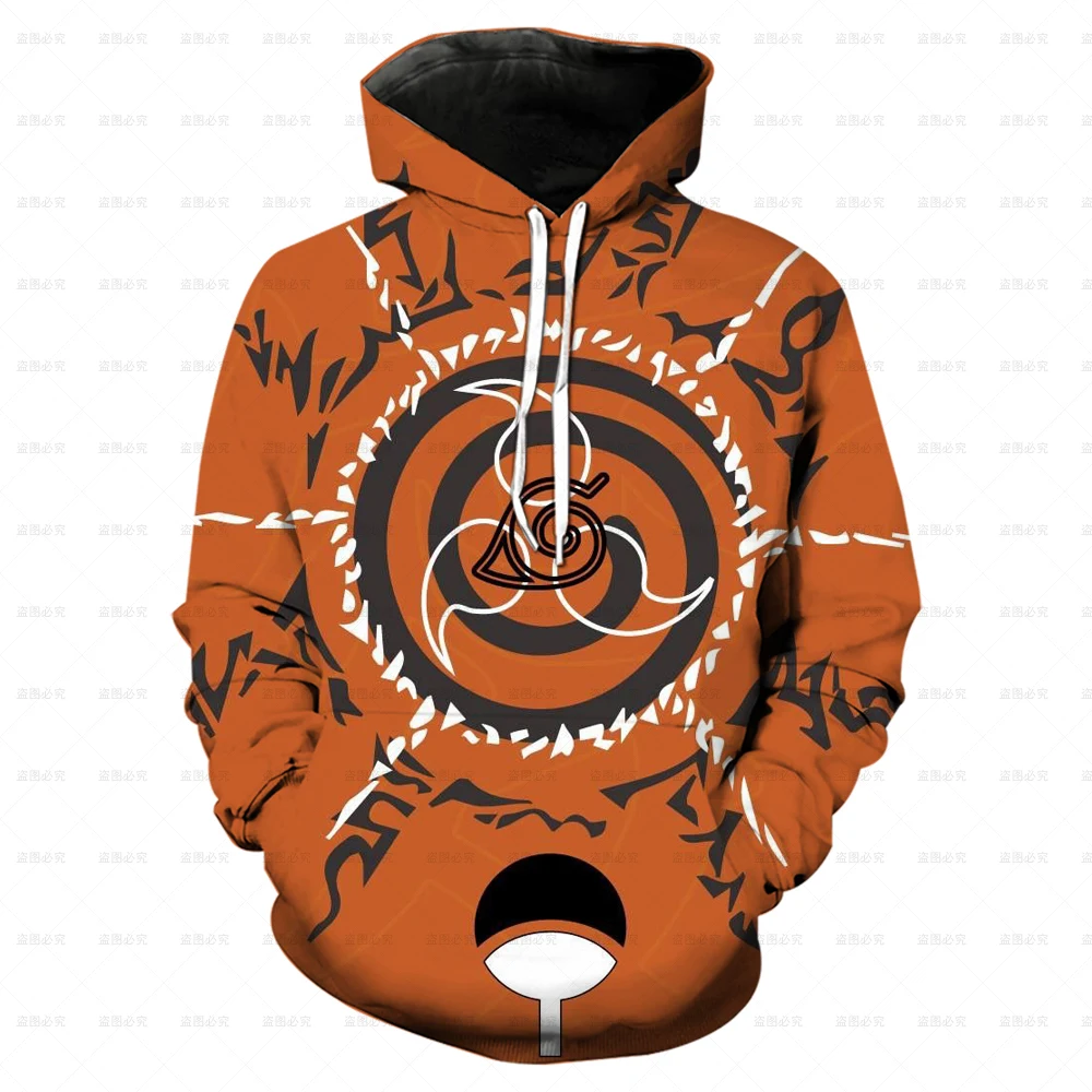 

Casual Hoodie Men's Hoodie Men/Women Fall Winter 3D Printed Sweater Design Fun Swirl Naruto Hoodie Naruto Sweatshirt