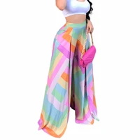 2022 new spring summer loose printed wide leg pants womens fashion long pants high waist flared pants street trousers s 2xl