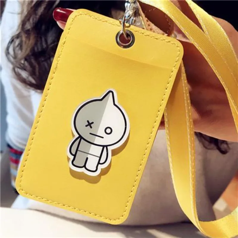 Фото Защитный чехол-ремешок для школьной карты питания BT21 Koya RJ Shooky Man Chimmy Tata Cooky Creative Personality для мальчиков и девочек №4