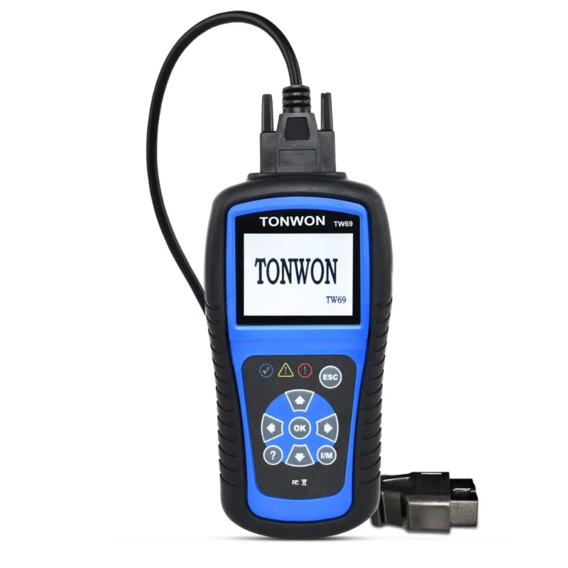 2022 OBD2 считыватель кодов автомобиля TONWON TW69 OBDII Автомобильный диагностический инструмент для проверки автомобильного двигателя, та же функция, что и AL519