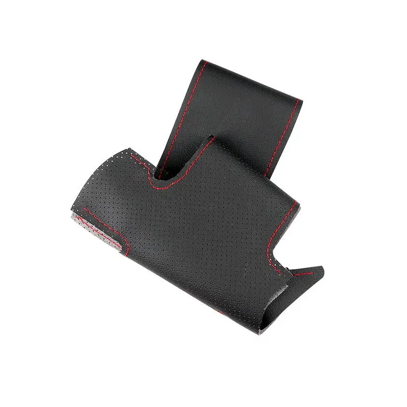 

Кожаный чехол на руль автомобиля из микрофибры для VW Touareg Phaeton 2002 2003 2004 2005 2006 2007 2008 2009 2010 (4 спицы)