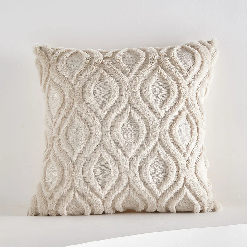 Мягкие плюшевые короткие бархатные декоративные наволочки в стиле бохо