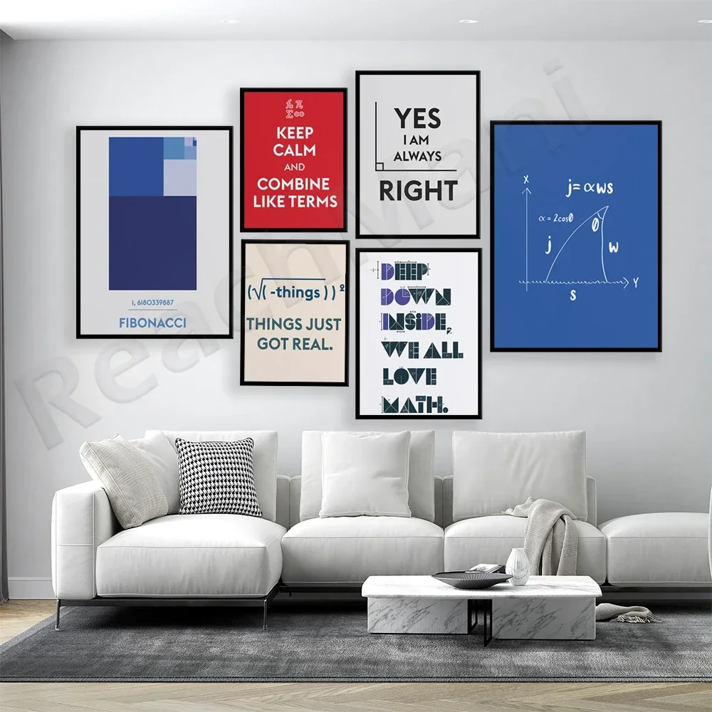 Числа Фибоначчи Печать На Холсте — Математические Уравнения В Жизни