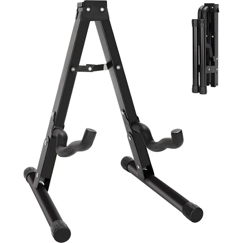 

Portable Folding Guitar Stand Instrument Holder For Acoustic Electronic Guitar Violin Bass Multi-Use A-Frame Musical Rack Holder