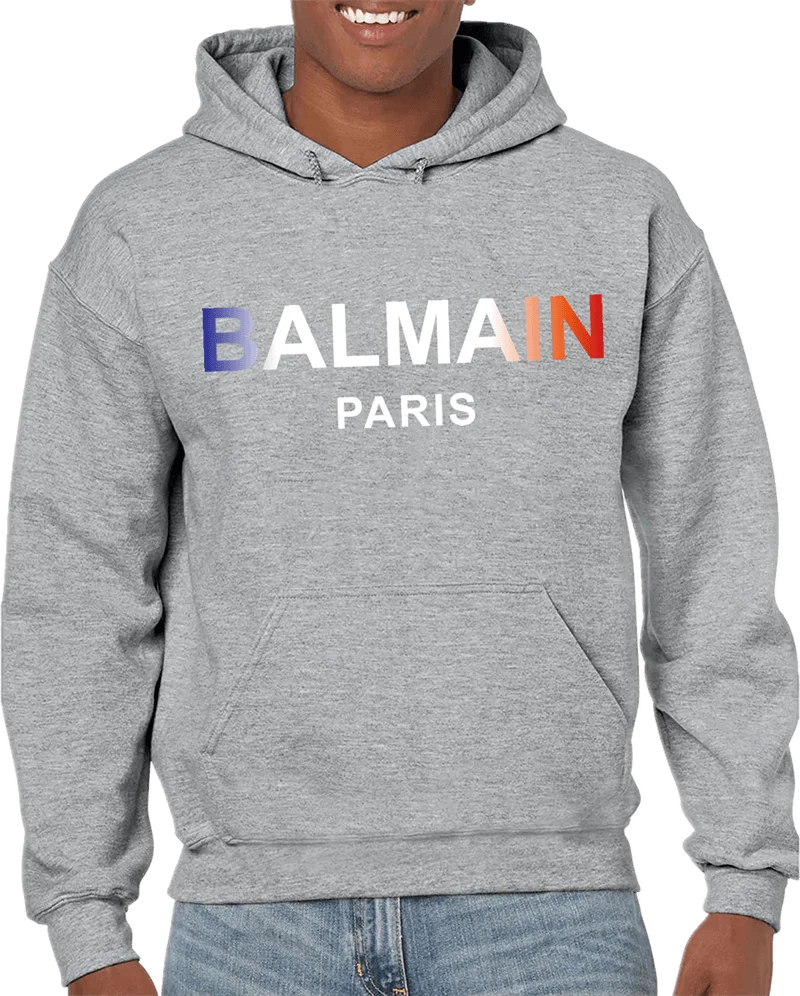 

Balmain Print Cotton Spring Autumn Men's Hoodie Sweatshirts
