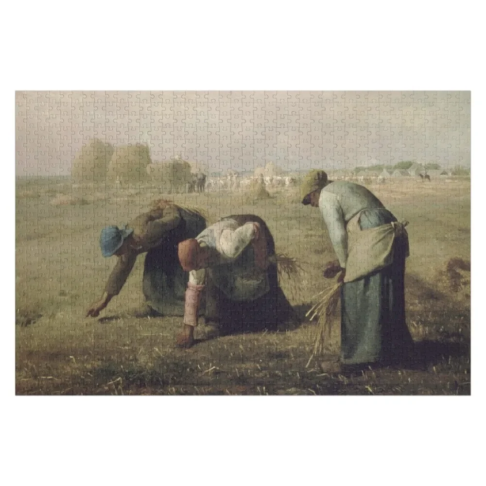 Пазл Jean-Francois Millet's The Gleaners деревянные коробки детские игрушки-пазлы