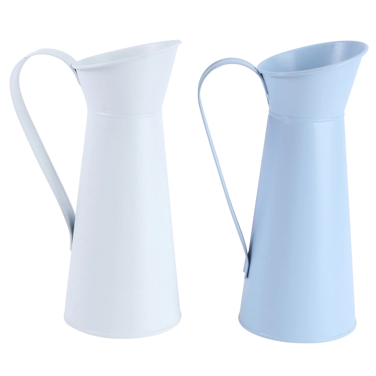 

2pcs Delicate Simple Fashion Vase Pot Flower Pot for Desktop Home Office
