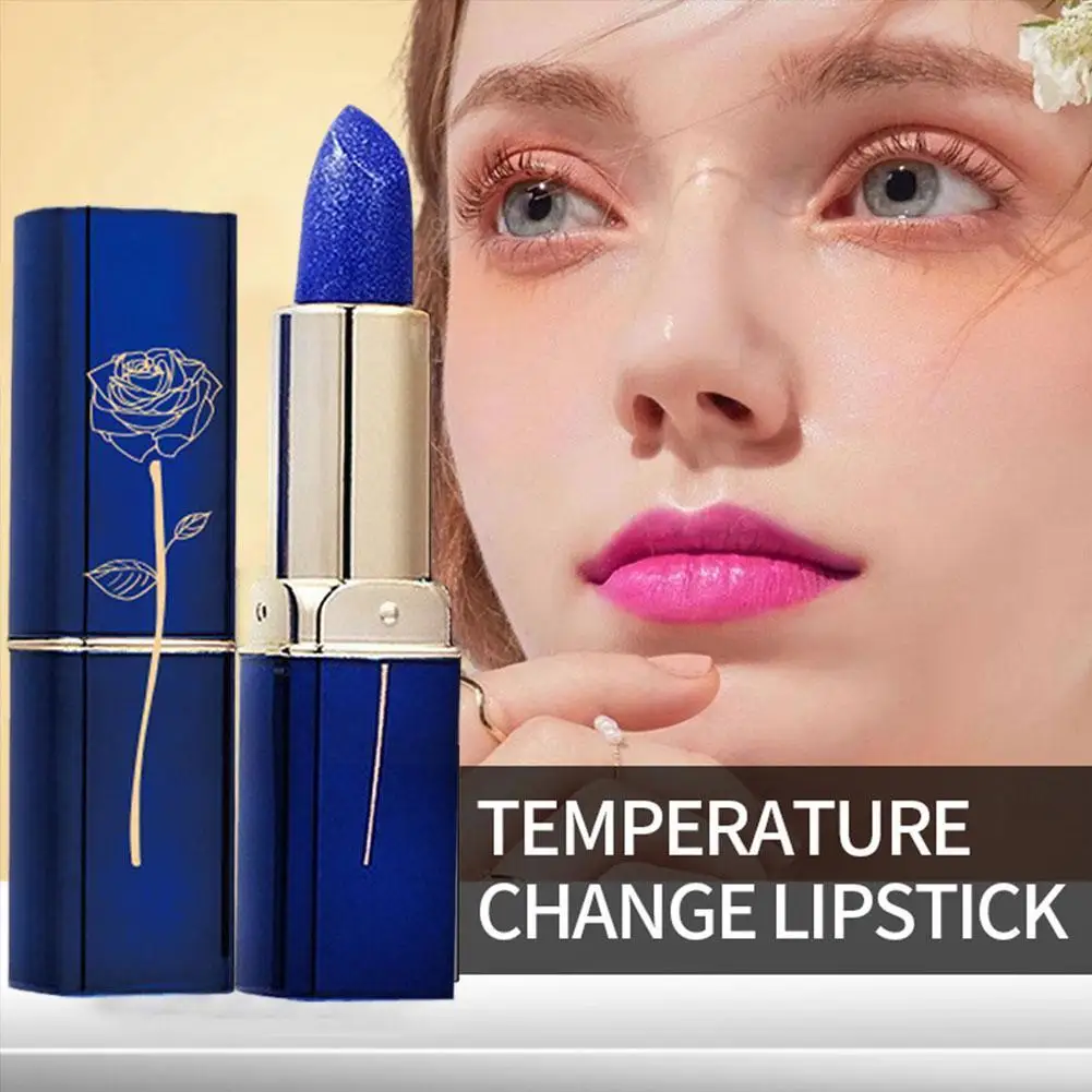 

Blue Enchantress Color Changing Lipstick Lasting Moisturizing Lipstick Not Fading Waterproof Not Dry Cosmetics Lipsticks L8V1