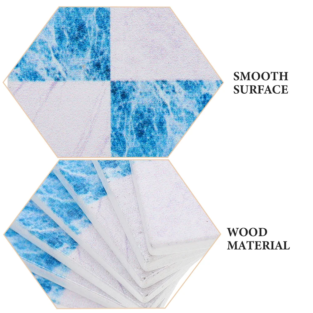 27 шт. черные обои с имитацией деревянного пола миниатюрные доски керамическая