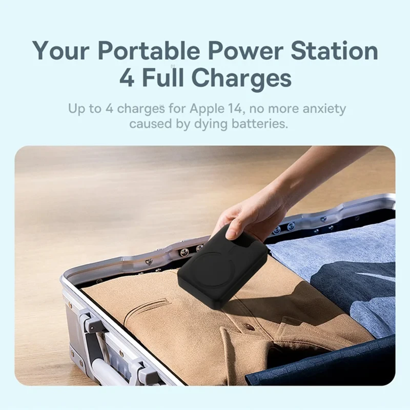 Фото Baseus 10000 мАч Power Bank Магнитное беспроводное зарядное устройство 6000 мАч Powerbank для iPhone 14 15 16 Pro Мини Портативный внешний аккумулятор №4
