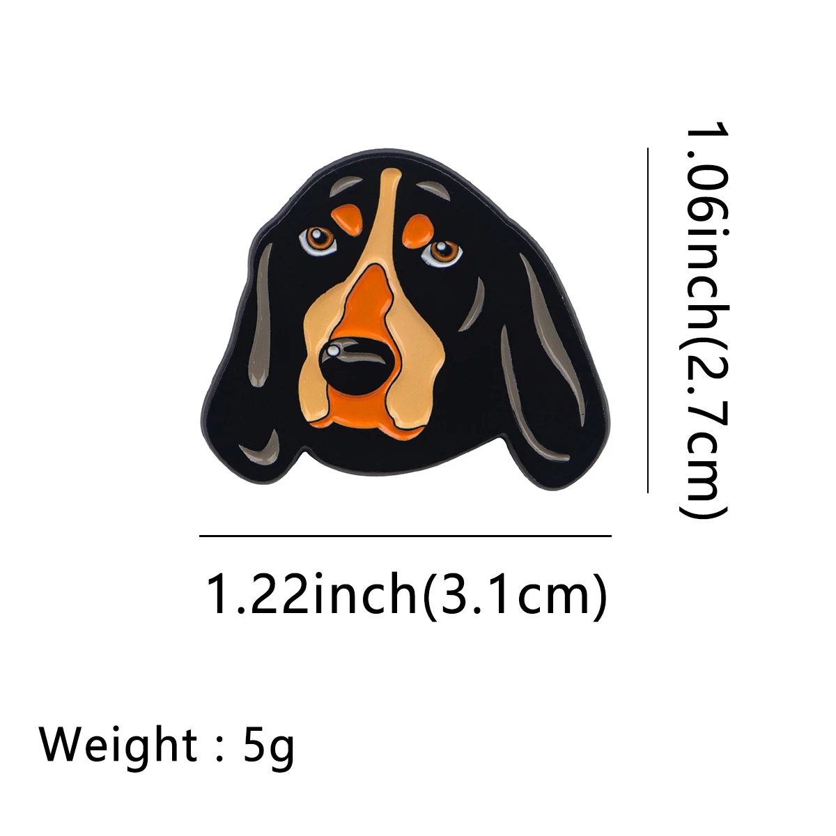 Эмалированные значки на булавке для питомца собаки рюкзак заколки лацкан броши