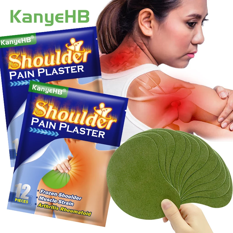 

24Pcs=2Bags Wormwood Cervical Joint Aches Patches Arthritis Shoulder Pain Relief Medicine Plaster Neck Self-heating Patch A1106