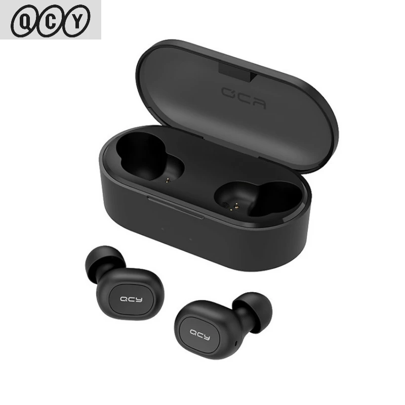 

QCY T2C Earphone Bluetooth TWS Wireless Headphones Binaural Wireless Stereo Earbuds With Mic And Charging Dock For Xiaomi Phone