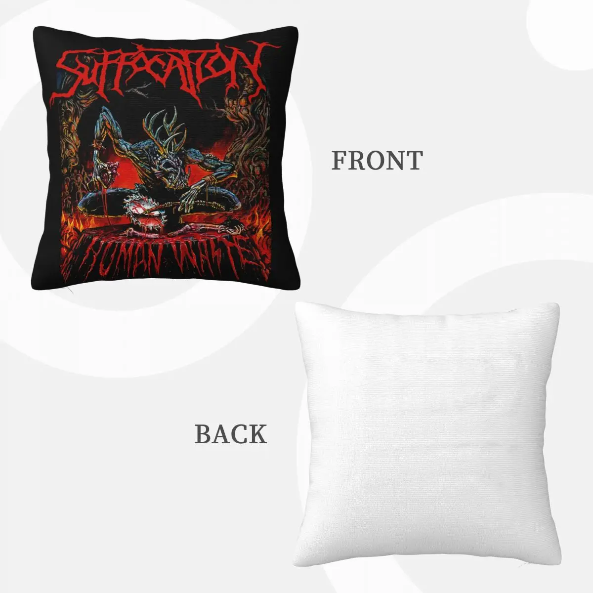 Suffocation Human Waste New Relapse Recording Ts2863 Одежда высшего качества игры 3D Animal Pop Натуральная