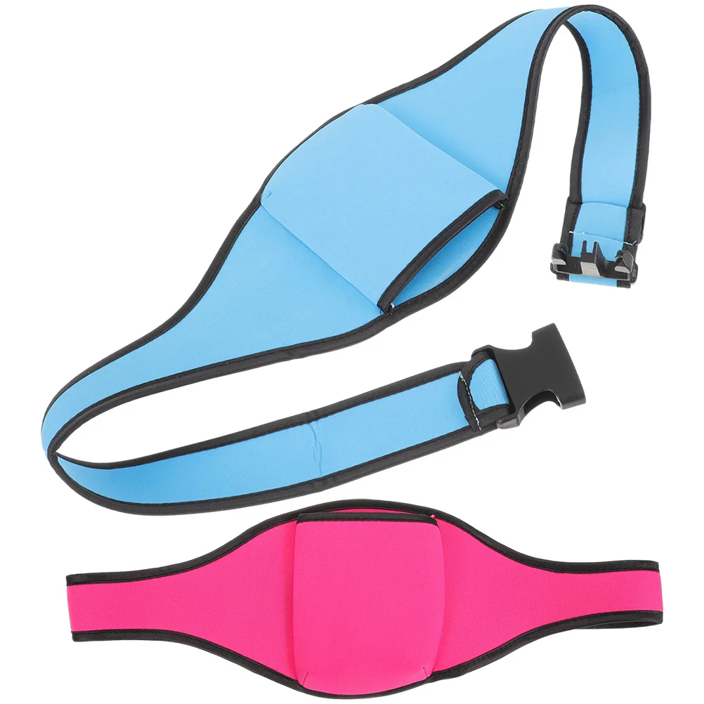 

2 Pcs Exercise Mic Belt Aerobics The Priest Fitness Microphone Bag Polyester