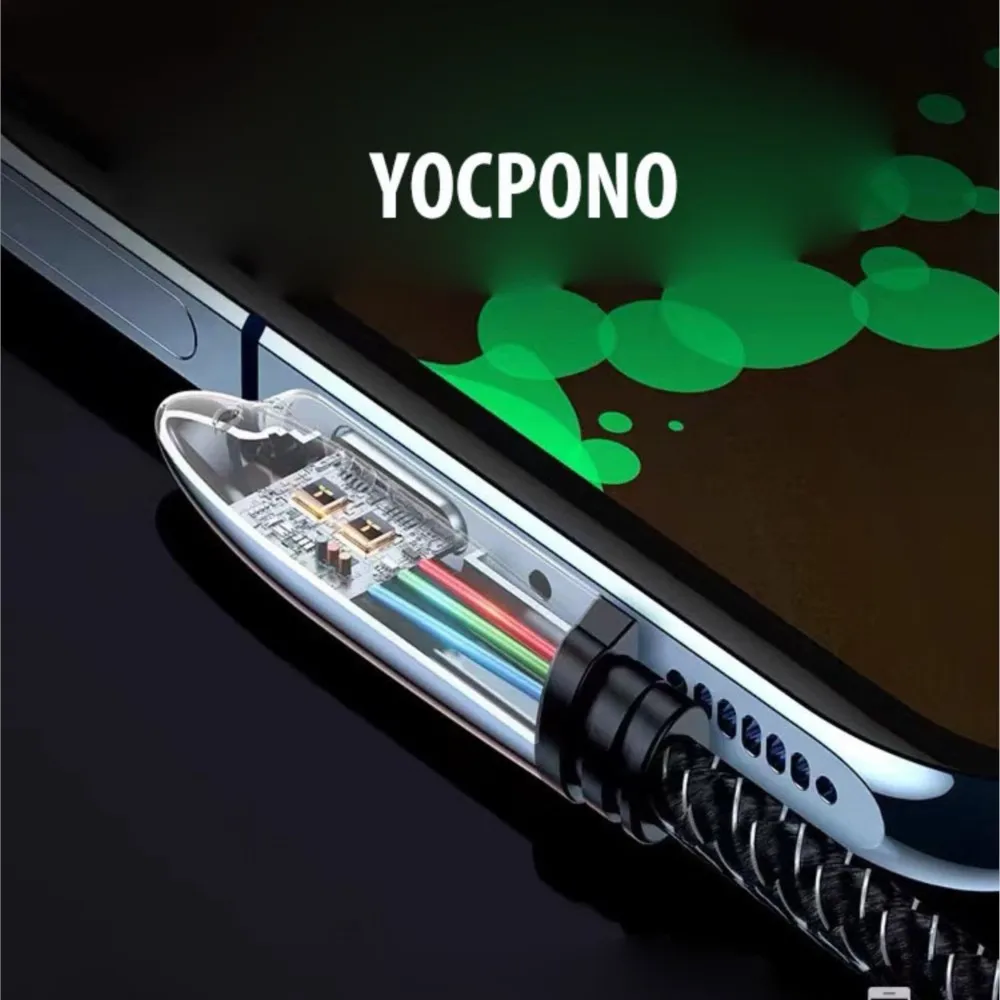 YOCPONO 66W Elbow 5Atypec Fast Charge Data Cable Fully Compatible With Huawei Samsung Super Fast Charge Mobile Phone Data Cable