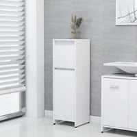bathroom cabinet chipboard cabinet bathroom furntain white 30x30x95 cm
