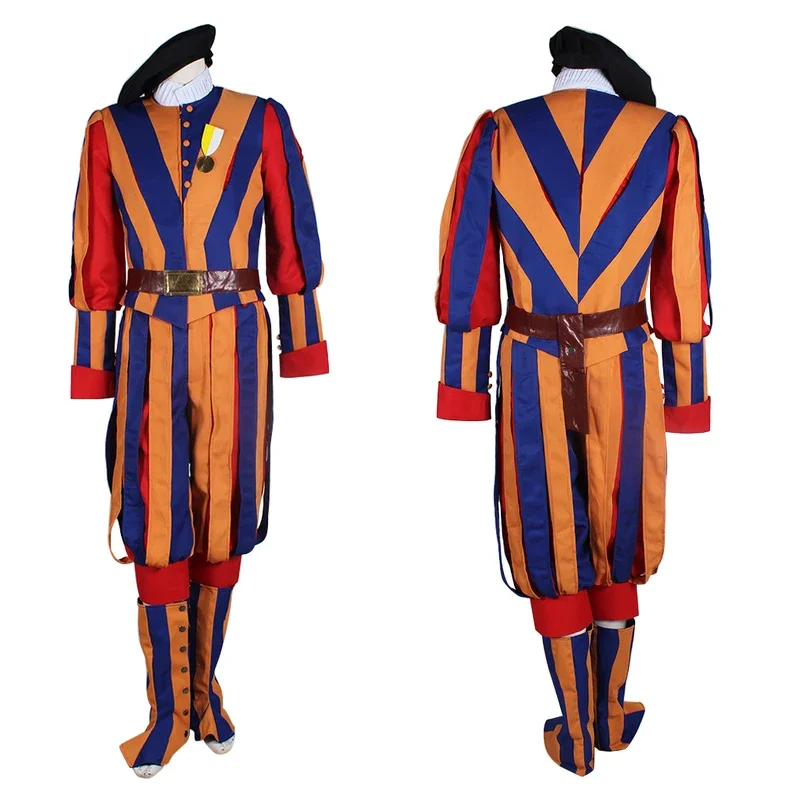 Костюм швейцарских солдат для косплея костюм швейцарской гвардии