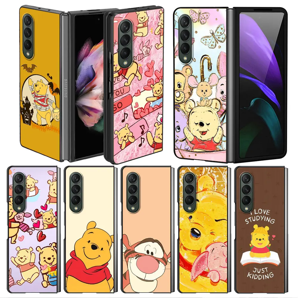 Чехол с изображением Винни-Пуха медведя тигра поросенка для Samsung Z Fold3 складной