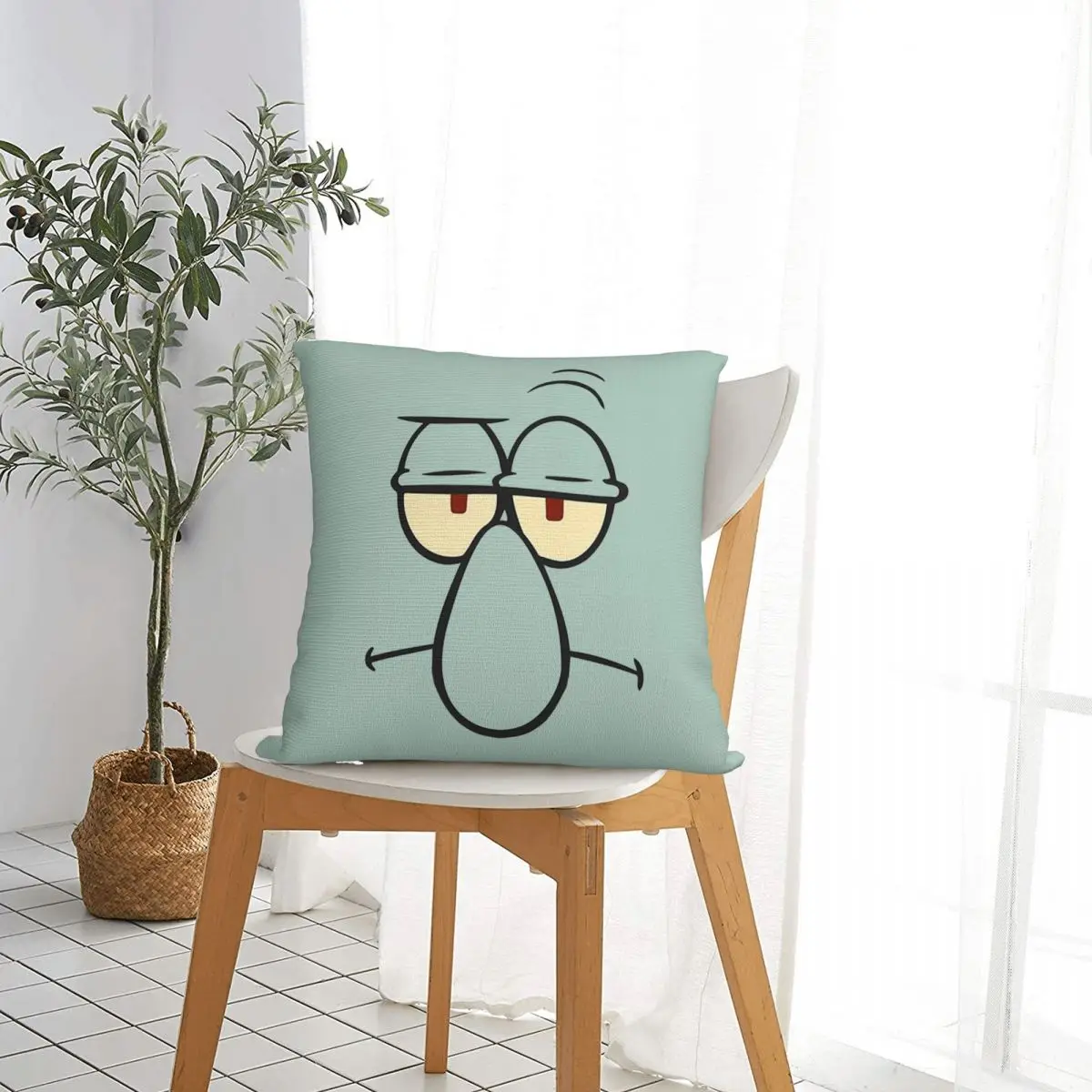 Наволочки для подушек с изображением мордочки 45 х45 см