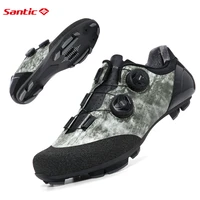 santic new cycling shoes men carbon fiber bottom mountain bike shoes mtb bicycle sneakers professional race cycling lock shoes