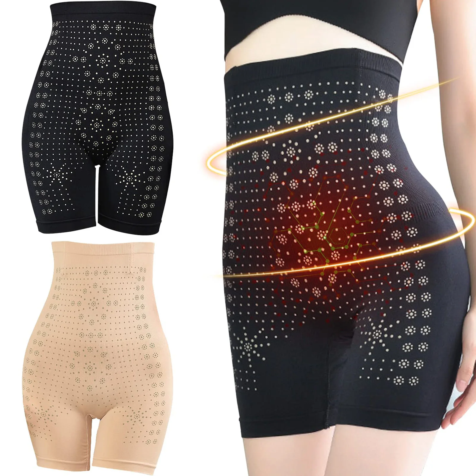 Women High Waist Slimming Shorts Seamless Belly Slimming Body Control Underwear Pants Summer for Lose Weight Body Shaping Pants