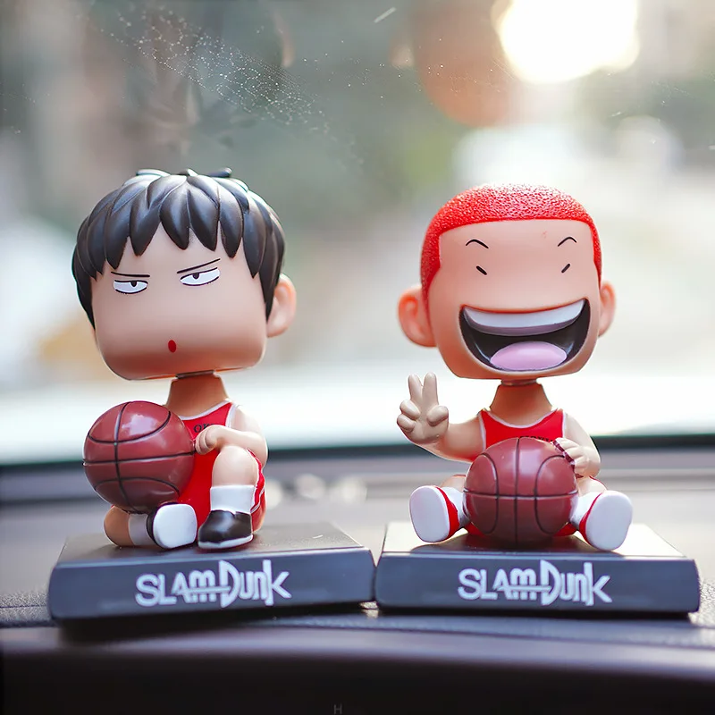 

Master Slam Dunk Figure Cherry Flower Road Flow Chuan Maple Shake Head Doll Car Decoration Ornaments Cute Mobile Phone Stand