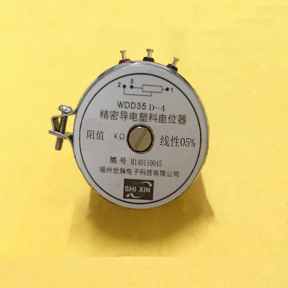 1 шт. WDD35D-4 прецизионный проводящий пластиковый потенциометр точность 0 5% 2 Вт