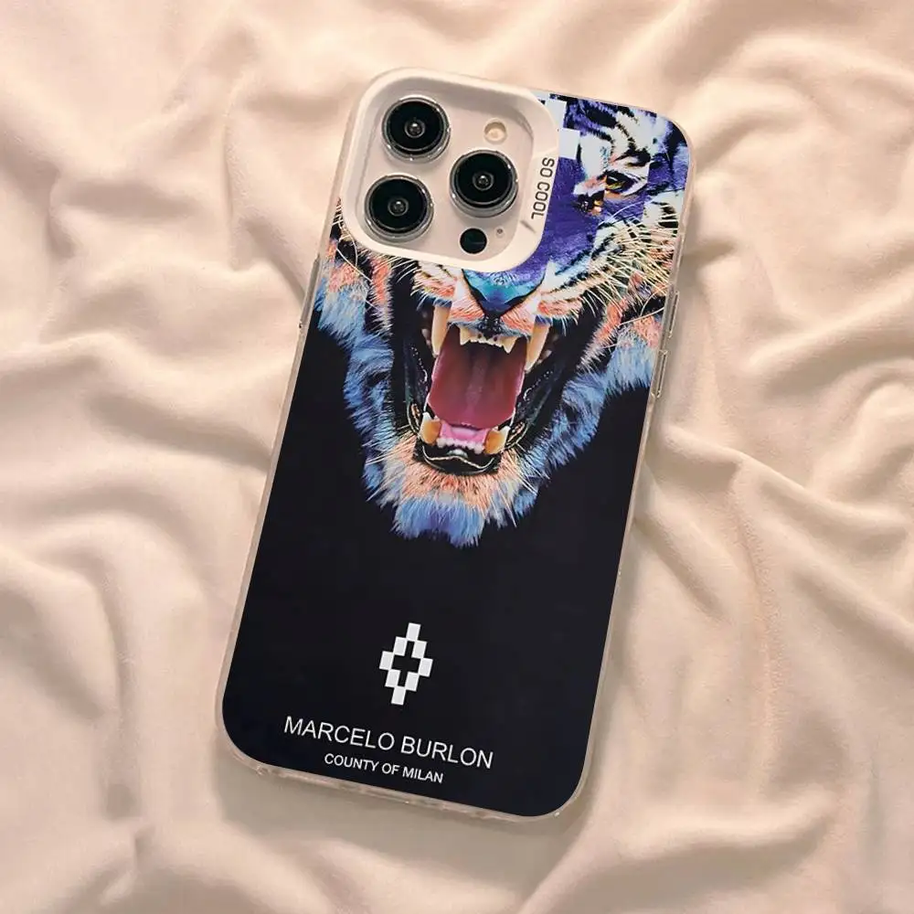 Фото Чехол M-MARCELO B-BURLON матовый цветной для iPhone 17 16 15 14 13 12 11 Pro Max Plus №5