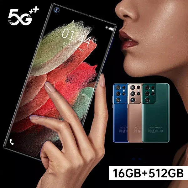 2022 S21+ Ultra Global Version 7.3 Inch Smartphone 16GB 512GB 6800mAh 48MP 5G Network Unlock Mobile Phones Celulares Telefone |