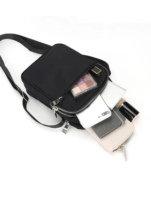 EPOL Shoulder Bags for Women 2023 New All-match Small-sized Phone Elegant Canvas Fashion Oxford Mini Female Nylon Bags  6026-03 3