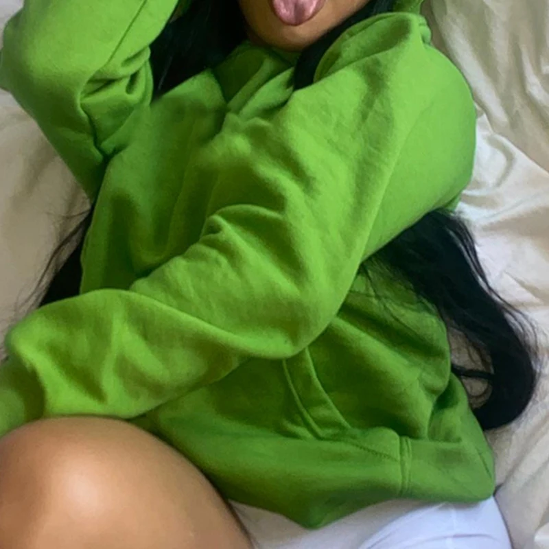 

Женская толстовка с длинным рукавом и капюшоном с кроличьими ушками, Длинные Топы, однотонная толстовка с кроличьими ушками