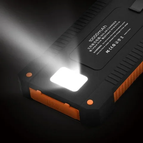 VIVO 500000 мАч Солнечная батарея большой емкости Сверхбыстрая зарядка Открытый портативный внешний аккумулятор для iPhone Samsung